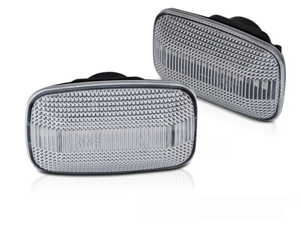 Blinklys Toyota Land Cruiser 70 80 90 100 White Led Seq - Bilde 2
