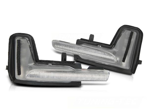 Blinklys I Speilet Volvo XC90 MK II 14-20 White Led - Bilde 2