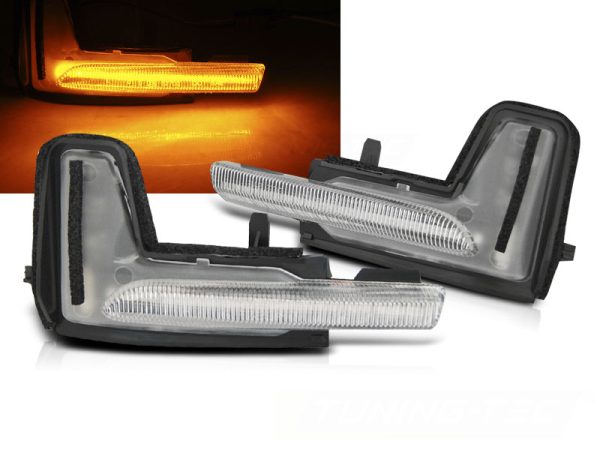 Blinklys I Speilet Volvo XC90 MK II 14-20 White Led