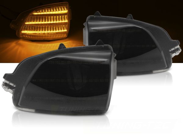 Blinklys I Speilet Volvo XC70 XC90 06-14 Smoke Led