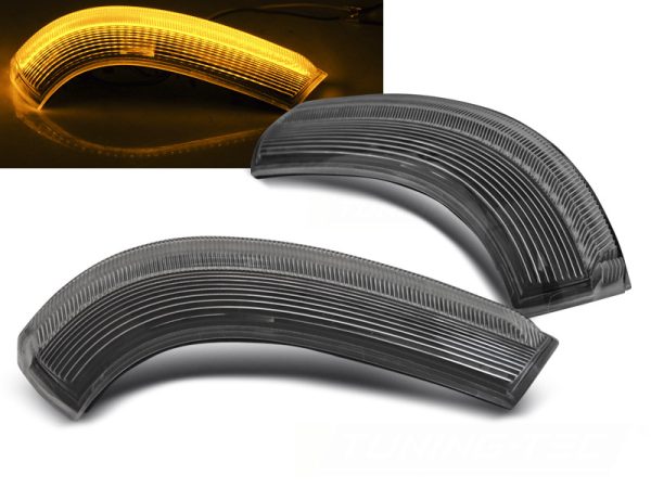 Speil Blinklys VW Golf 5 / Golf Plus / Jetta / Passat. Sharan White Led Seq