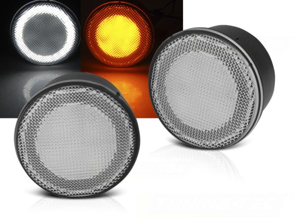 Blinklys Jeep Wrangler JK 07-18 Led White