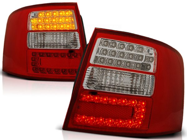 Baklykter Audi A6 05.97-05.04 Avant Led Red White - Bilde 2
