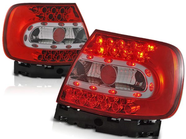 Baklykter Audi A4 B5 11.94-10.00 Led Red White - Bilde 2
