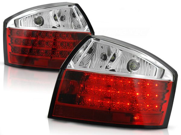Baklykter Audi A4 10.00-10.04 Led Red White