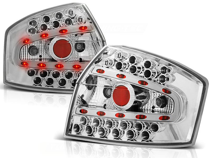 Baklykter Audi A4 8E 10.00-10.04 Sedan Led Chrome - Bilde 2