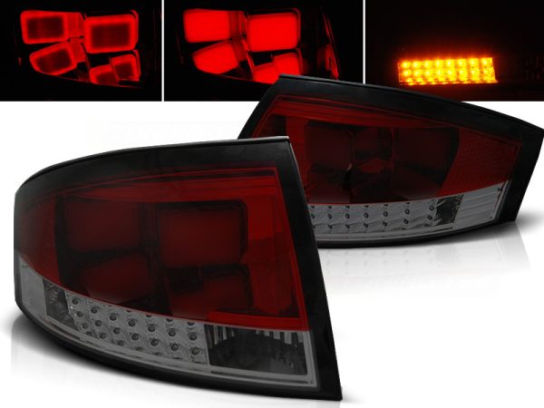 Baklykter Audi TT 8N 99-06 Led Red Smoke