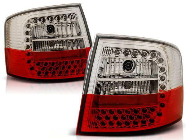 Baklykter Audi A6 05.97-05.04 Avant Led Red White - Bilde 2