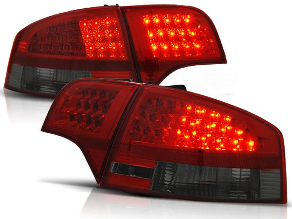 Baklykter Audi A4 B7 11.04-11.07 Sedan Led Red Smoke