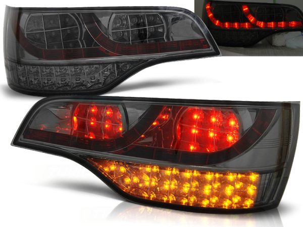 Baklykter Audi Q7 06-09 Led Smoke