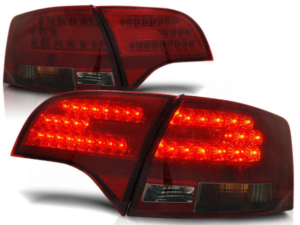 Baklykter Audi A4 B7 11.04-03.08 Avant Led Red Smoke - Bilde 2