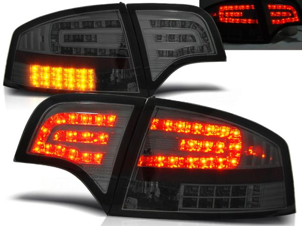 Baklykter Audi A4 B7 11.04-03.08 Sedan Led Smoke