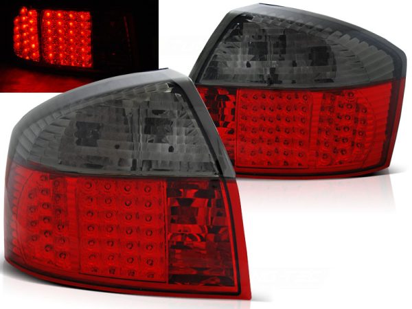 Baklykter Audi A4 10.00-10.04 Led Red Smoke