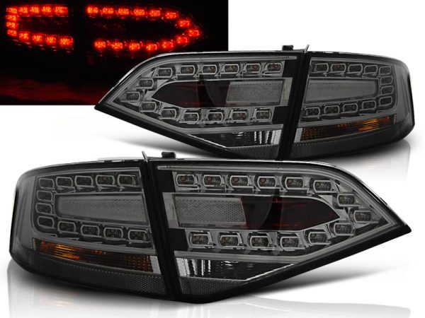 Baklykter Audi A4 B8 08-11 Sedan Led Smoke