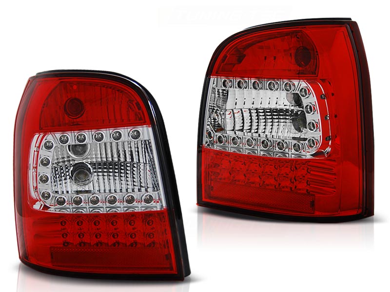 Baklykter Audi A4 94-01 Avant Led Red White - Bilde 2