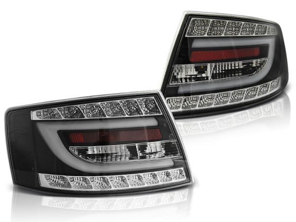 Baklykter Audi A6 C6 Sedan 04.04-08 6pin Led Black - Bilde 2