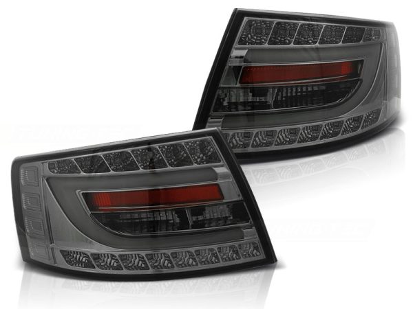 Baklykter Audi A6 C6 Sedan 04.04-08 6pin Led Smoke - Bilde 2