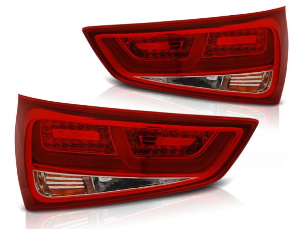 Baklykter Passer. Audi A1 2010-12.2014 Led Red White - Bilde 2