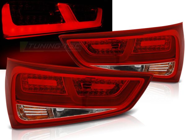 Baklykter Passer. Audi A1 2010-12.2014 Led Red White