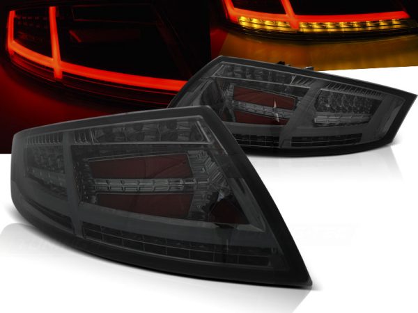 Baklykter Audi TT 04.06-02.14 Led Bar Smoke