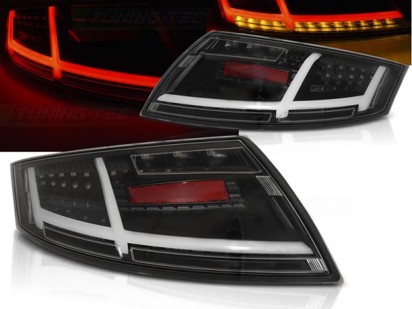 Baklykter Audi TT 04.06-02.14 Led Bar Black