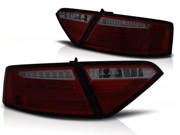 Baklykter Audi A5 07-06.11 Led Bar Red Smoke - Bilde 2