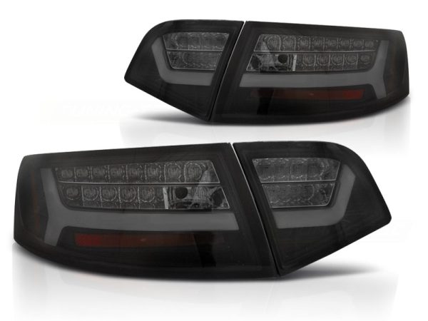 Baklykter Led Bar Black Smoke Seq Audi A6 08-11 Sedan Led Bar Black Smoke Seq - Bilde 2