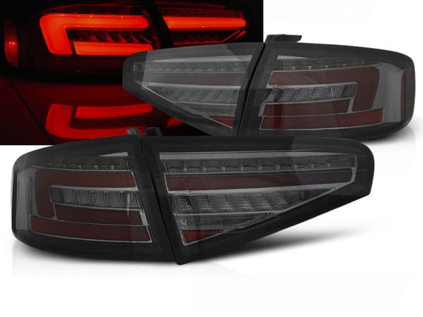 Baklykter Audi A4 B8 12-15 Sedan OEM Led Led Bar Smoke Seq