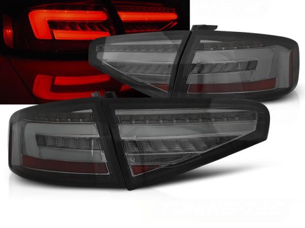 Baklykter Audi A4 B8 12-15 Sedan OEM Pære Led Bar Smoke Seq