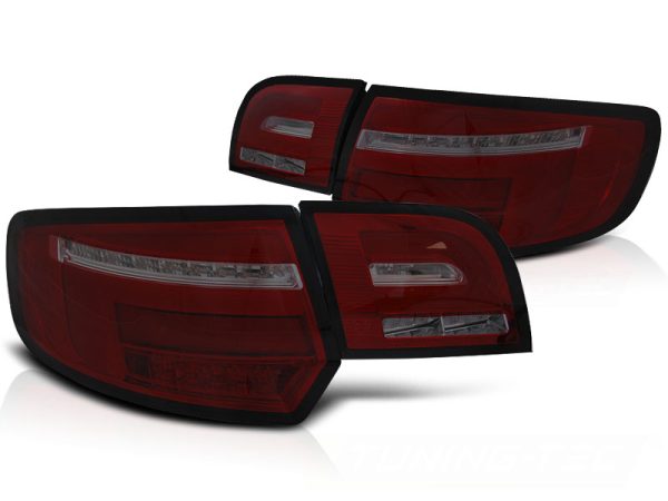 Baklykter Audi A3 8P 5D 03-08 Led Bar Red Smoke Seq - Bilde 2