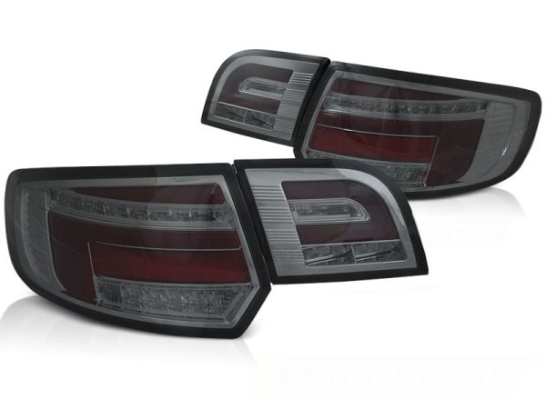 Baklykter Audi A3 8P 5D 03-08 Led Bar Red Smoke Seq - Bilde 2