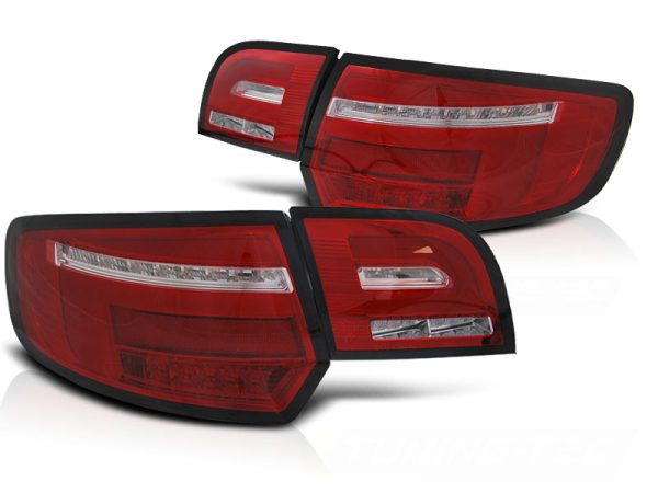 Baklykter Seq Audi A3 8P 5D 08-12 Led Bar Red White - Bilde 2