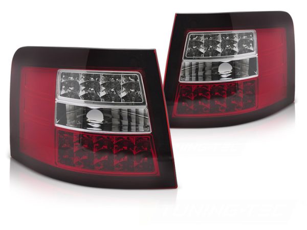 Baklykter Audi A6 05.97-05.04 Avant Led Red White - Bilde 2