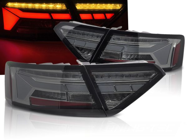 Baklykter Audi A5 11-16 Led Bar Smoke Seq