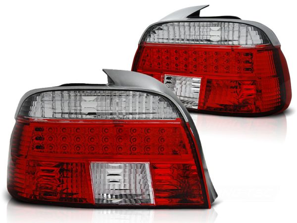 Baklykter Bmw E39 09.95-08.00 Led Red White - Bilde 2