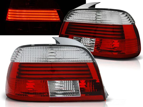 Baklykter Bmw E39 09.00-06.03 Led Red White