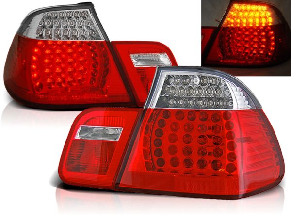 Baklykter Bmw E46 05.98-08.01 Sedan Led Red White