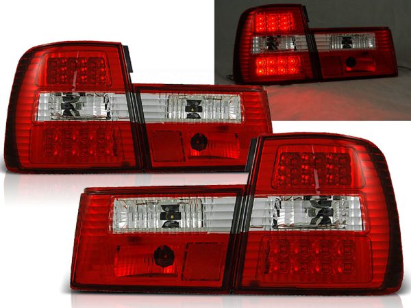 Baklykter Bmw E34 02.88-12.95 Sedan Led Red White