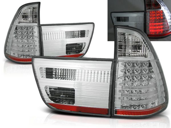 Baklykter Bmw X5 E53 09.99-10.03 Led Chrome