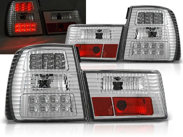 Baklykter Bmw E34 02.88-12.95 Sedan Led Chrome
