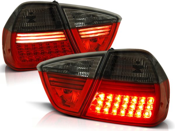 Baklykter Bmw E90 03.05-08.08 Led Red Smoke - Bilde 2