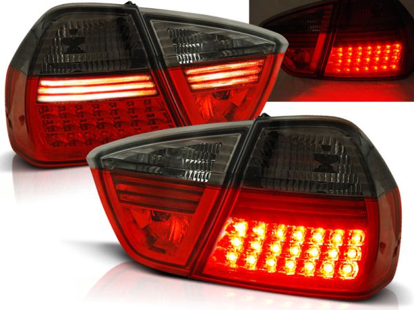 Baklykter Bmw E90 03.05-08.08 Led Red Smoke