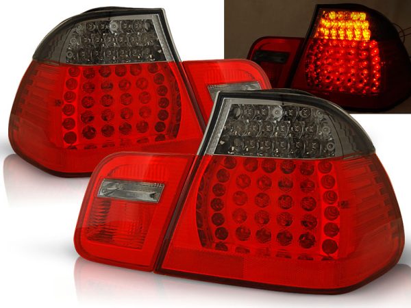 Baklykter Bmw E46 05.98-08.01 Sedan Led Red Smoke