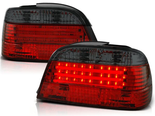 Baklykter Bmw E38 06.94-07.01 Led Bar Red Smoke - Bilde 2