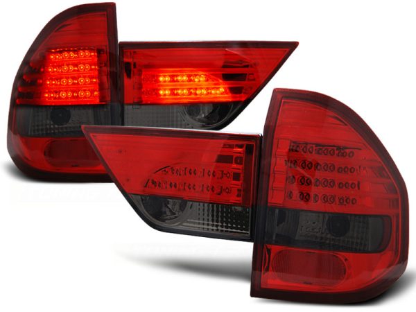Baklykter Bmw X3 E83 01.04-06 Led Red Smoke - Bilde 2