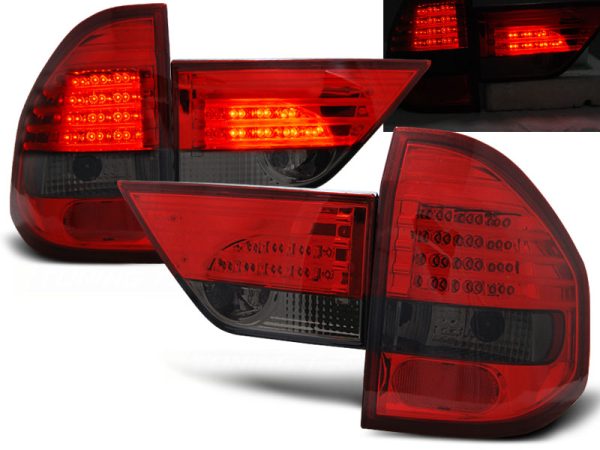 Baklykter Bmw X3 E83 01.04-06 Led Red Smoke