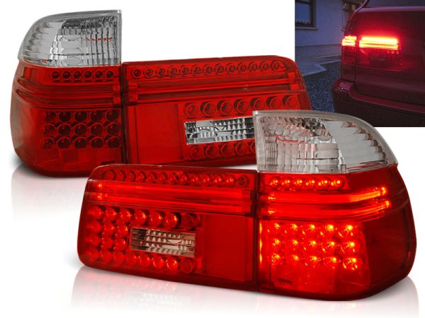 Baklykter Bmw E39 97-08.00 Touring Led Red White