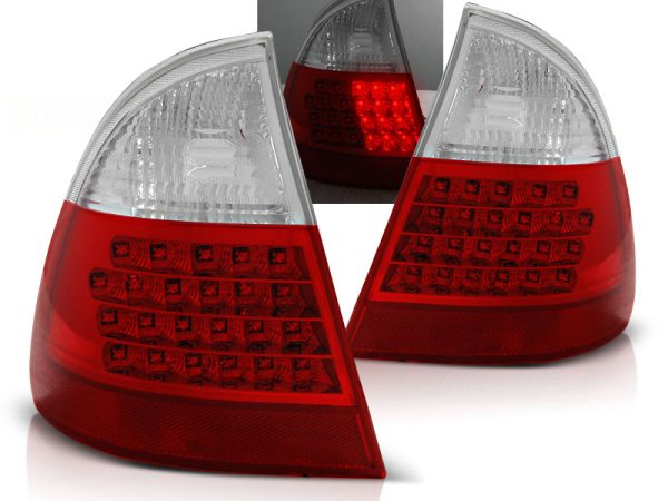 Baklykter Bmw E46 99-05 Touring Led Red White