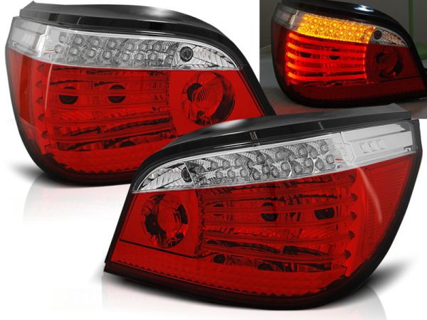 Baklykter Bmw E60 07.03-07 Led Red White