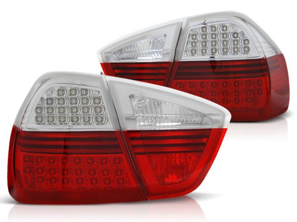 Baklykter Bmw E90 03.05-08.08 Led Red White - Bilde 2